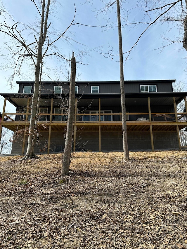 view of back of property