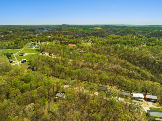 view of aerial view