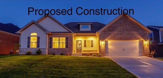 309 Old Station Rd, Frankfort, KY 40601 - craftsman inspired home featuring a garage and a front yard