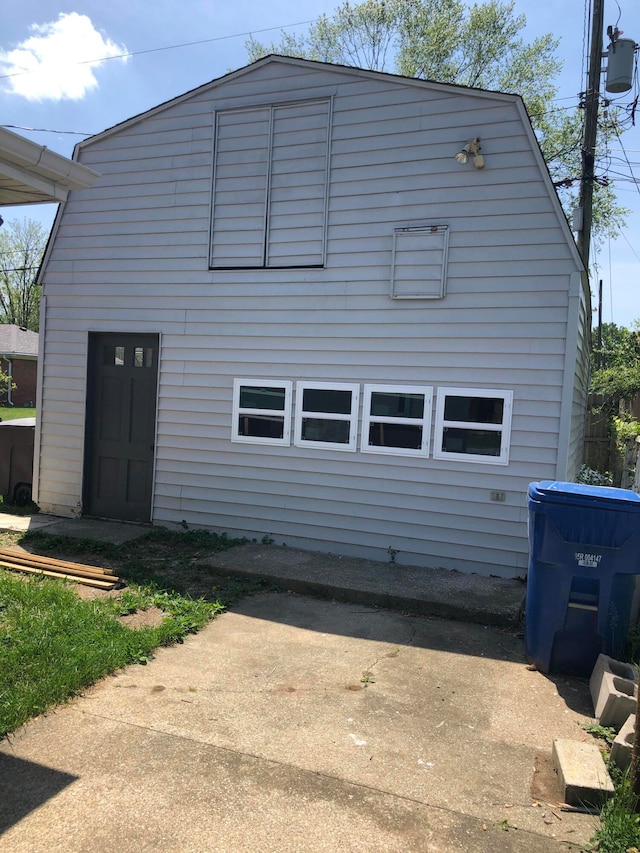 view of rear view of property