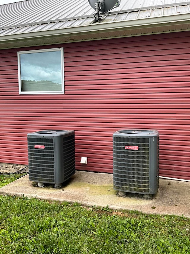 details featuring central AC unit