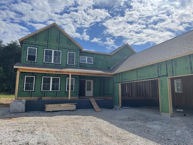 view of rear view of house