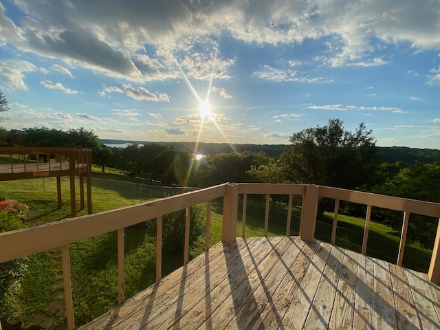 view of deck