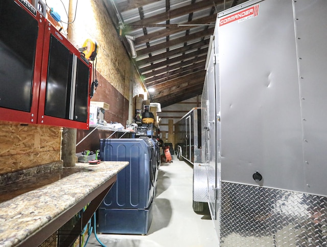 washroom with washer / clothes dryer