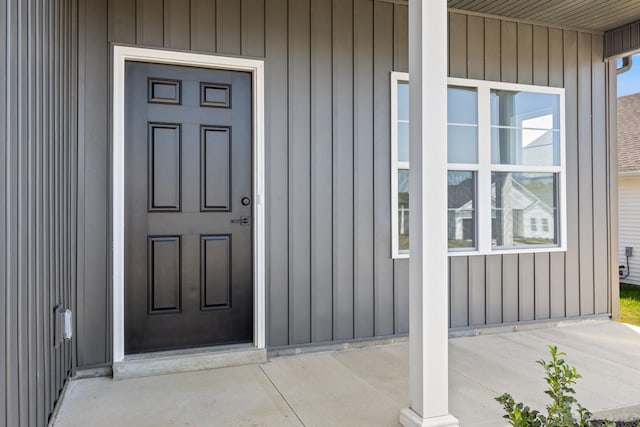 view of entrance to property