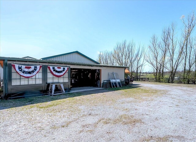 view of outbuilding