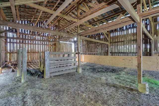 view of horse barn