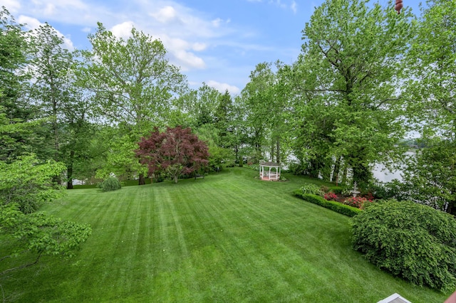 1023 Riverside Dr, Greenup, KY 41144 - view of green lawn featuring view of scattered trees