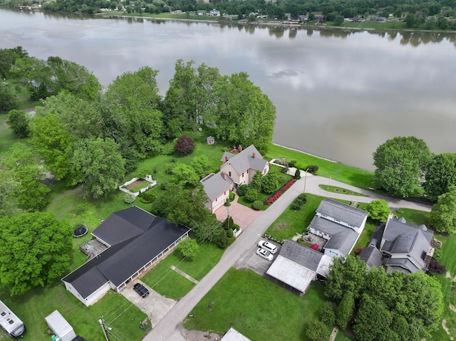 1023 Riverside Dr, Greenup, KY 41144 - aerial view of residential area with a nearby body of water