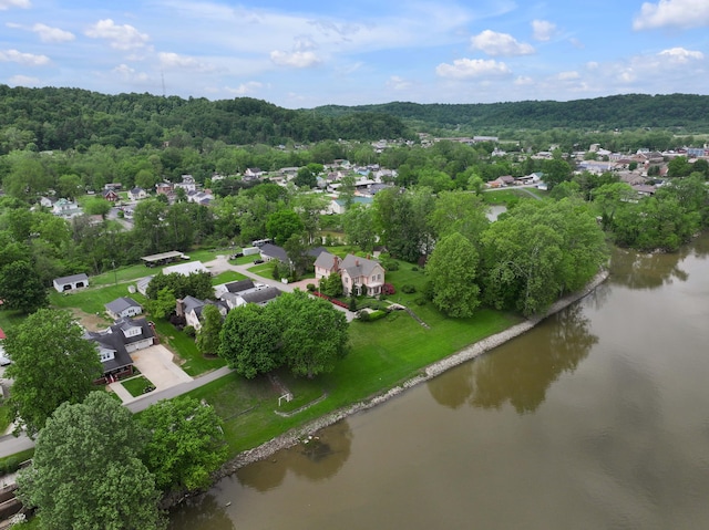 1023 Riverside Dr, Greenup, KY 41144 - aerial view of property's location with a large body of water and nearby suburban area
