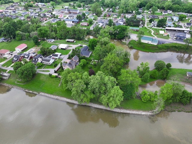 1023 Riverside Dr, Greenup, KY 41144 - view of property location featuring a large body of water, a tree filled landscape, and nearby suburban area