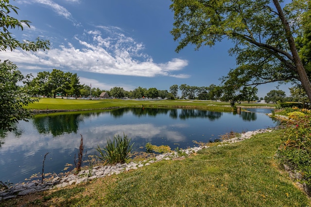 property view of water