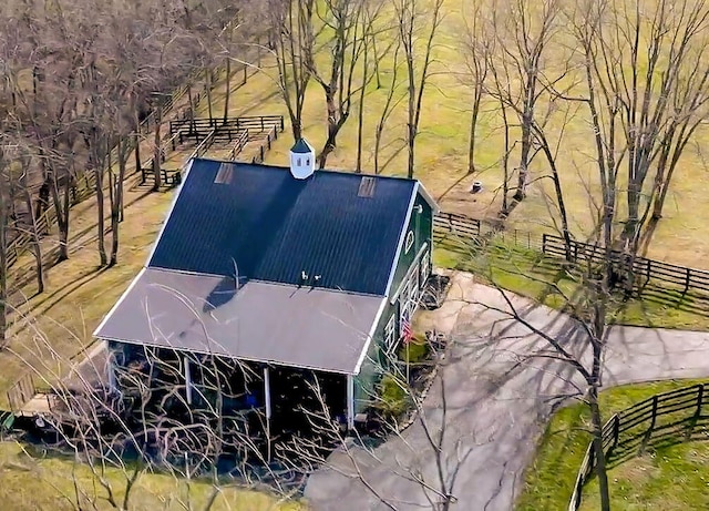 view of basketball court with fence