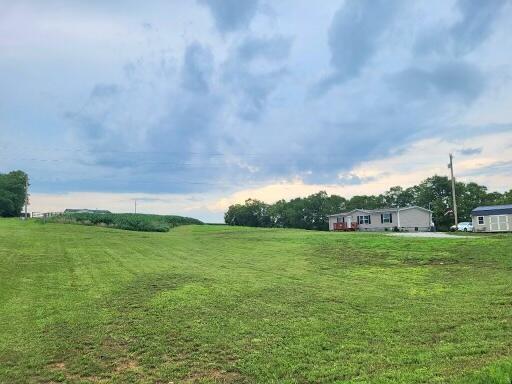 view of yard featuring a rural view