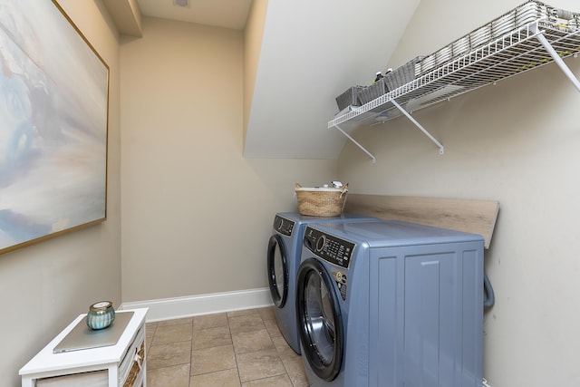 washroom featuring independent washer and dryer