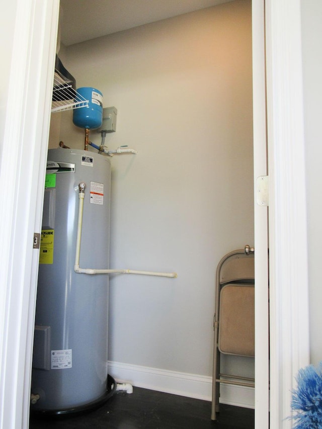 utilities featuring water heater