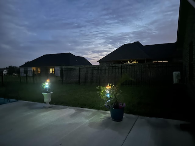 view of patio / terrace featuring a fenced backyard