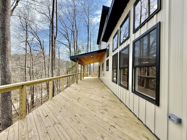 view of deck
