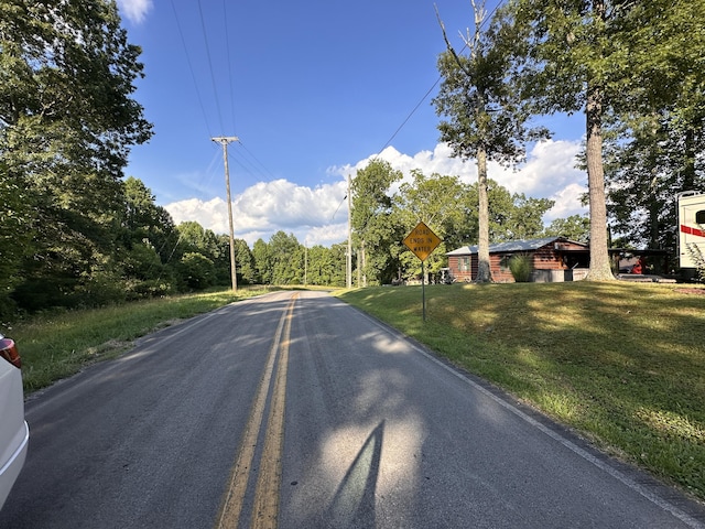 view of road