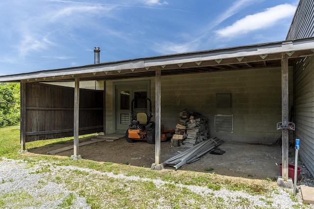 view of outbuilding