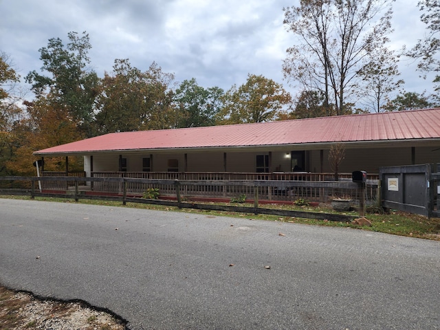 view of front of home