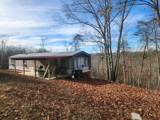 view of property exterior with cooling unit