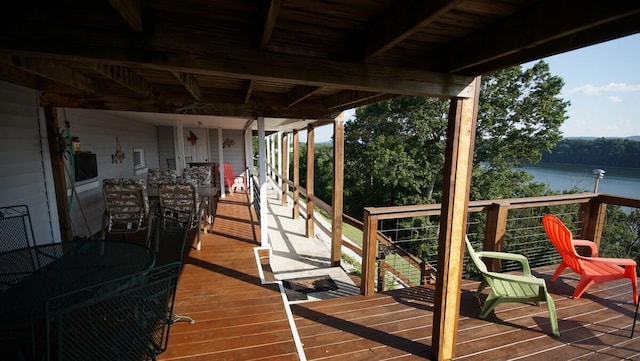 view of deck