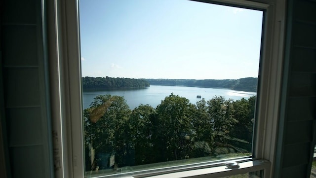 view of water feature