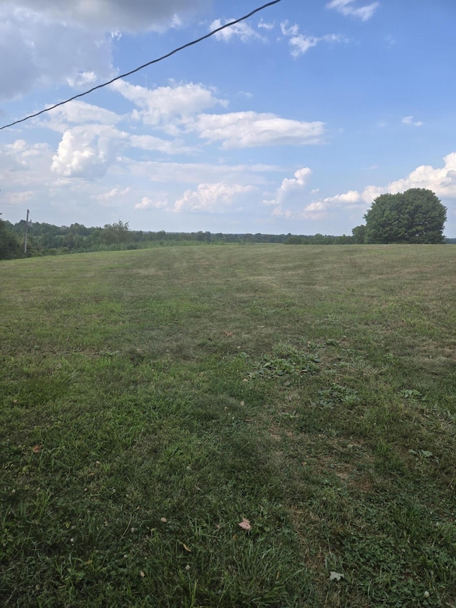 view of landscape with a rural view