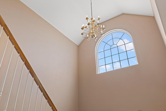 983 Short Town Rd, Liberty, KY 42539 - interior details with a notable chandelier