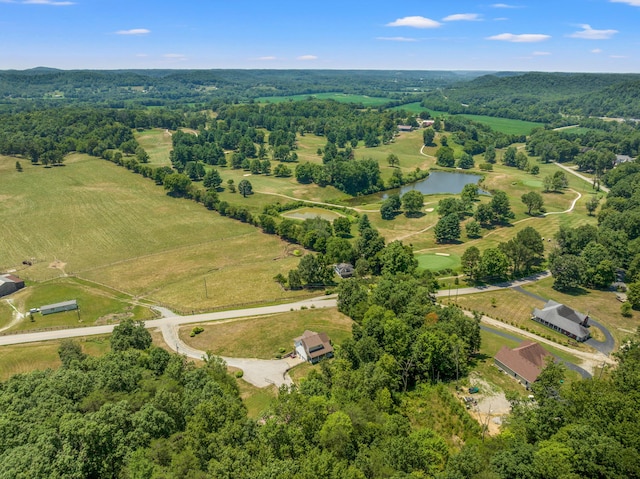 983 Short Town Rd, Liberty, KY 42539 - aerial view featuring a water view and a rural view