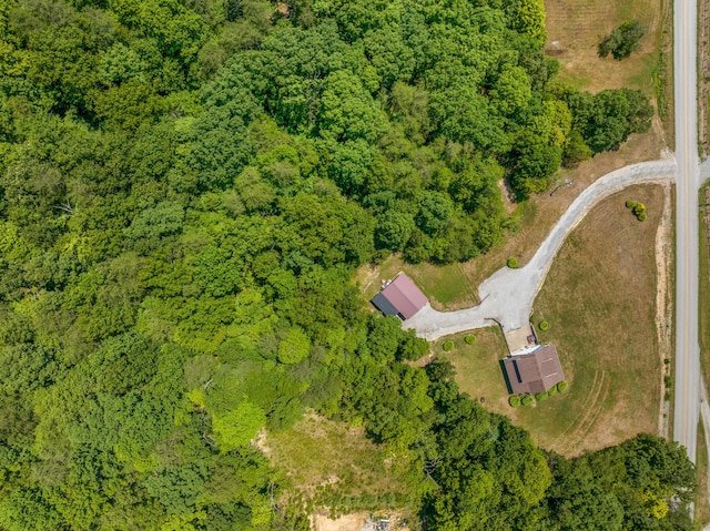 983 Short Town Rd, Liberty, KY 42539 - drone / aerial view featuring a forest view