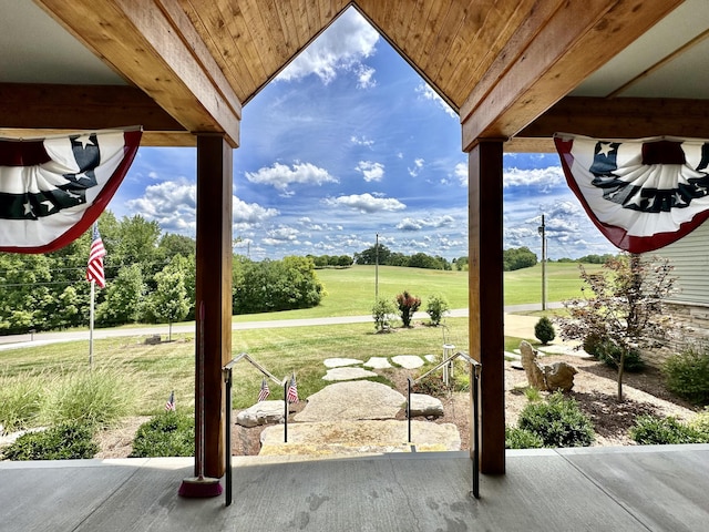 view of patio