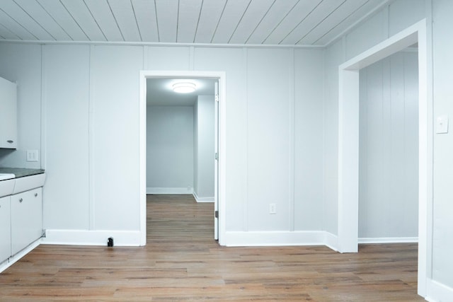 interior space with light wood-type flooring