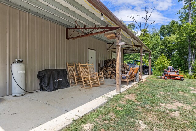 view of stable