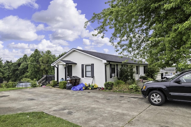 view of ranch-style house