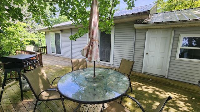 view of deck