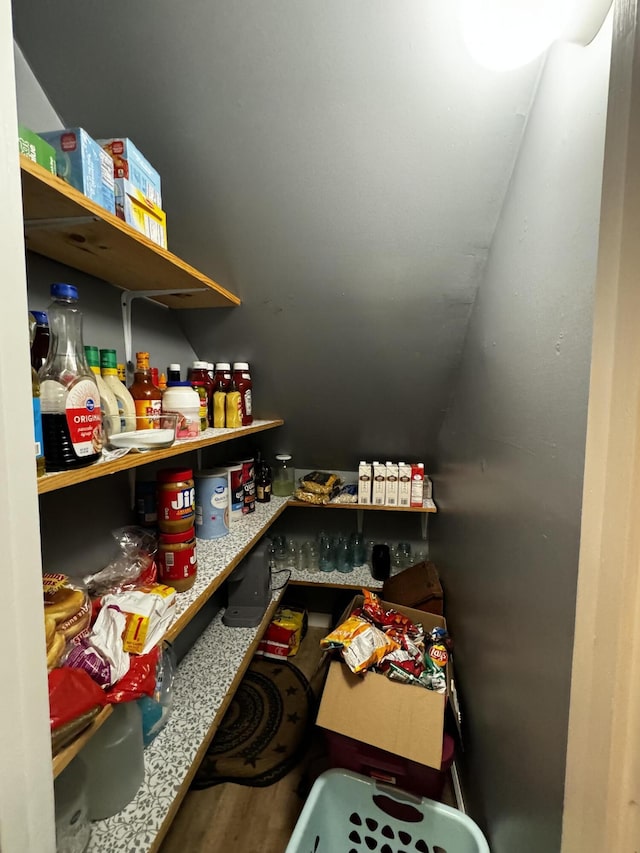 view of pantry