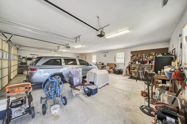 175 N Bend Rd, Stanton, KY 40380 - garage with a garage door opener