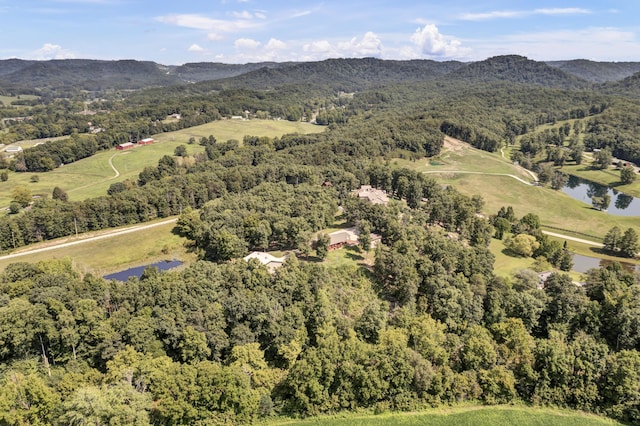 175 N Bend Rd, Stanton, KY 40380 - drone / aerial view of a water and mountain view and a forest