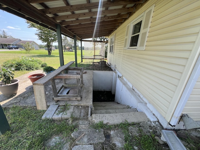 view of patio