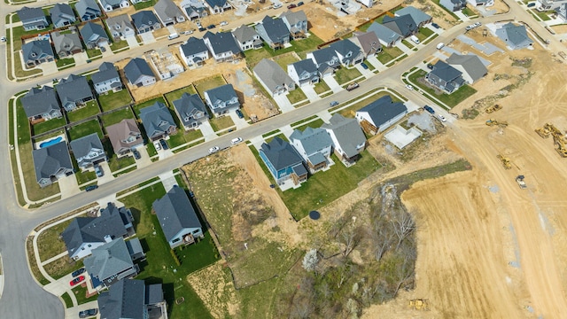 drone / aerial view featuring a residential view