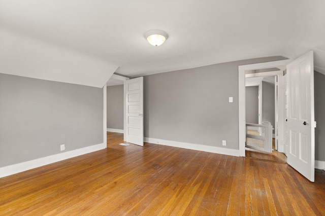 interior space featuring hardwood / wood-style flooring