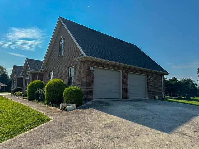 view of home's exterior with a garage