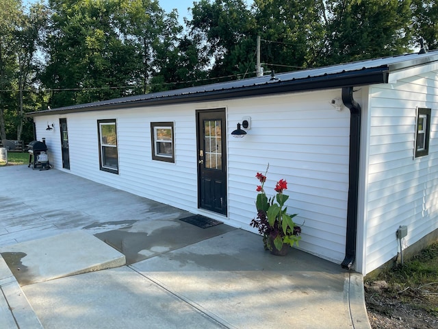 exterior space with a patio area