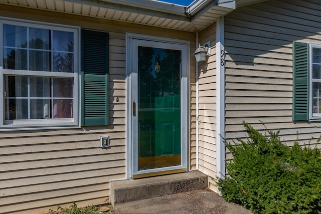 view of property entrance