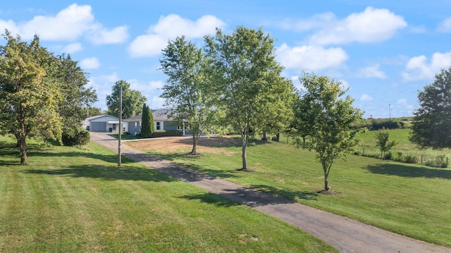 exterior space featuring a rural view