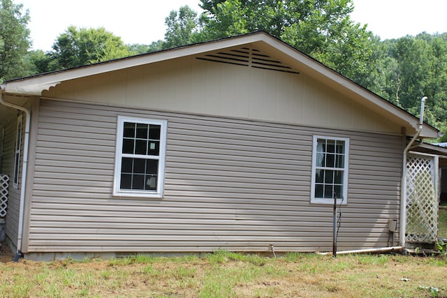 view of side of property