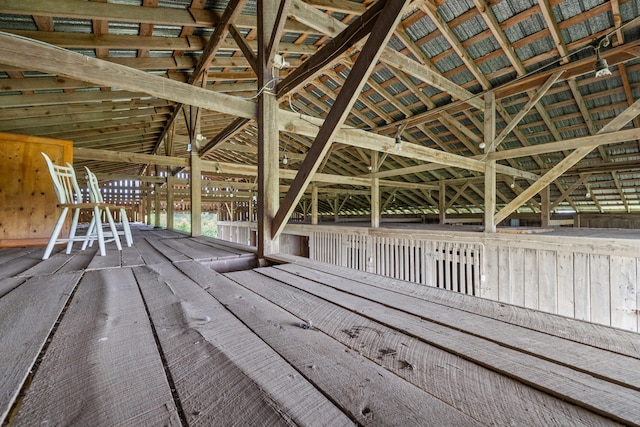 view of attic