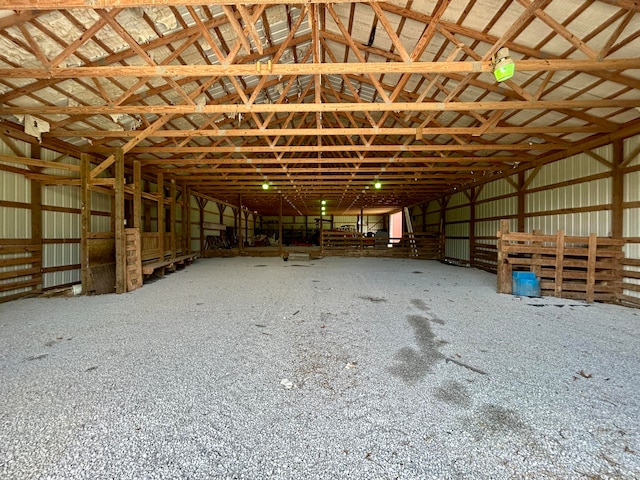 view of stable